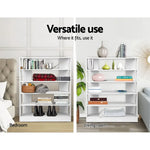 Artiss 6-Tier Shoe Rack Cabinet - White - Furniture > Living Room