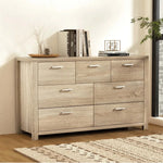 Artiss 7 Chest of Drawers - MAXI Pine - Furniture > Bedroom > Dressers