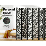 Artiss 8 Panel Room Divider Screen 325x170cm Clover Black - Furniture > Living Room