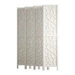 Artiss 8 Panel Room Divider Screen 325x170cm Clover White - Furniture > Living Room
