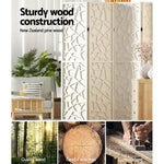 Artiss 8 Panel Room Divider Screen 325x170cm Clover White - Furniture > Living Room
