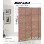 Artiss 8 Panel Room Divider Screen 326x170cm Woven Natural - Furniture > Living Room