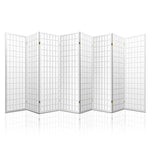 Artiss 8 Panel Room Divider Screen 348x179cm White - Furniture > Living Room