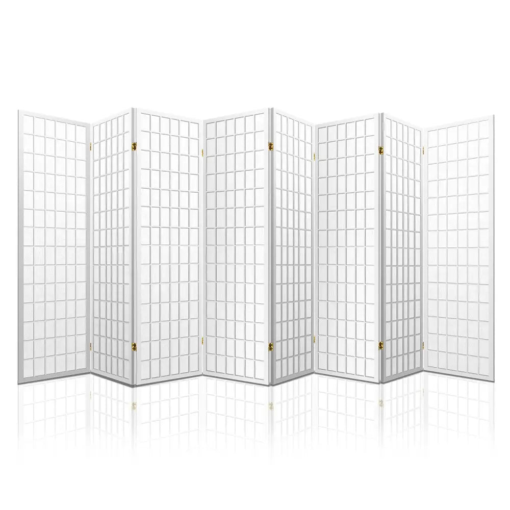 Artiss 8 Panel Room Divider Screen 348x179cm White - Furniture > Living Room
