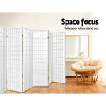 Artiss 8 Panel Room Divider Screen 348x179cm White - Furniture > Living Room