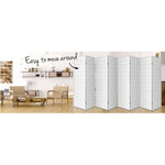 Artiss 8 Panel Room Divider Screen 348x179cm White - Furniture > Living Room