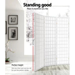 Artiss 8 Panel Room Divider Screen 348x179cm White - Furniture > Living Room