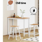Artiss Ari Bar Table 108CM Rectangular - Furniture > Living Room