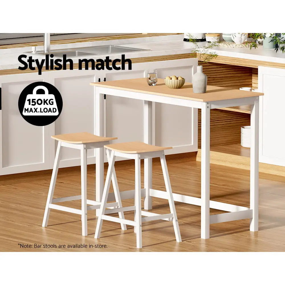 Artiss Ari Bar Table 108CM Rectangular - Furniture > Living Room