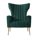 Artiss Armchair Green Velvet Kate - Furniture > Living Room