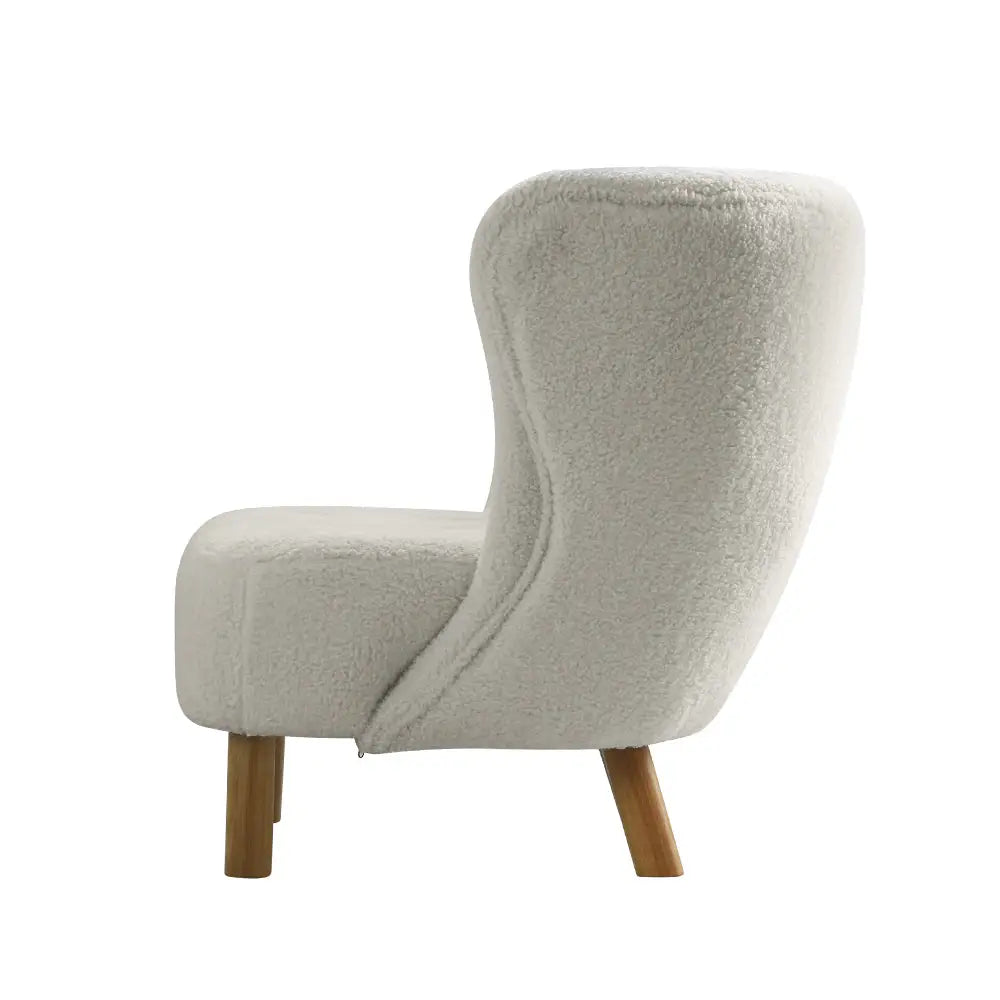 Artiss Armchair Lounge Accent Chair Armchairs Couch Chairs Sofa Bedroom White - Furniture > Living Room