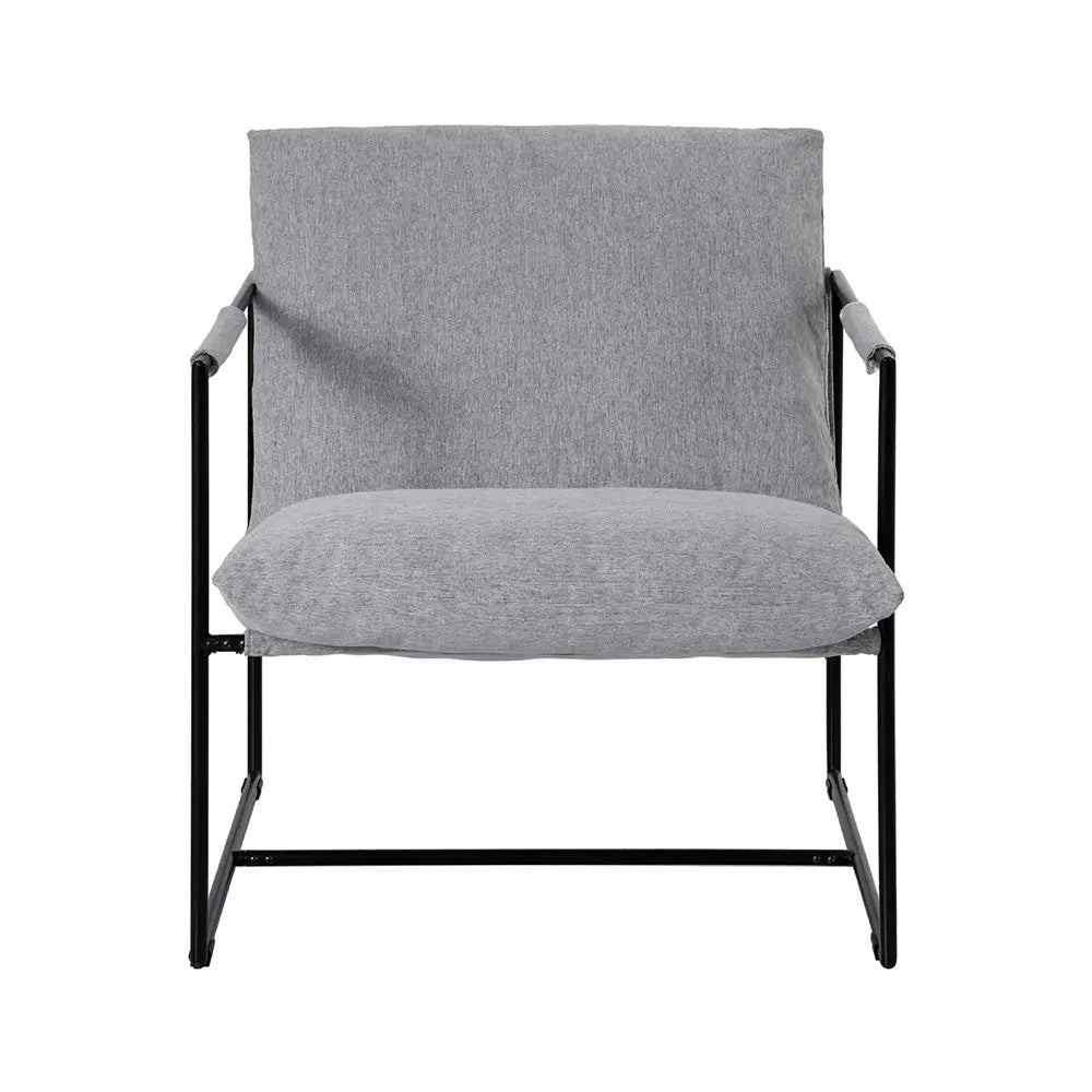 Artiss Armchair Lounge Chair Sling Grey - Furniture > Bar Stools & Chairs > Arm Chairs & Recliners