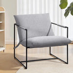 Artiss Armchair Lounge Chair Sling Grey - Furniture > Bar Stools & Chairs > Arm Chairs & Recliners