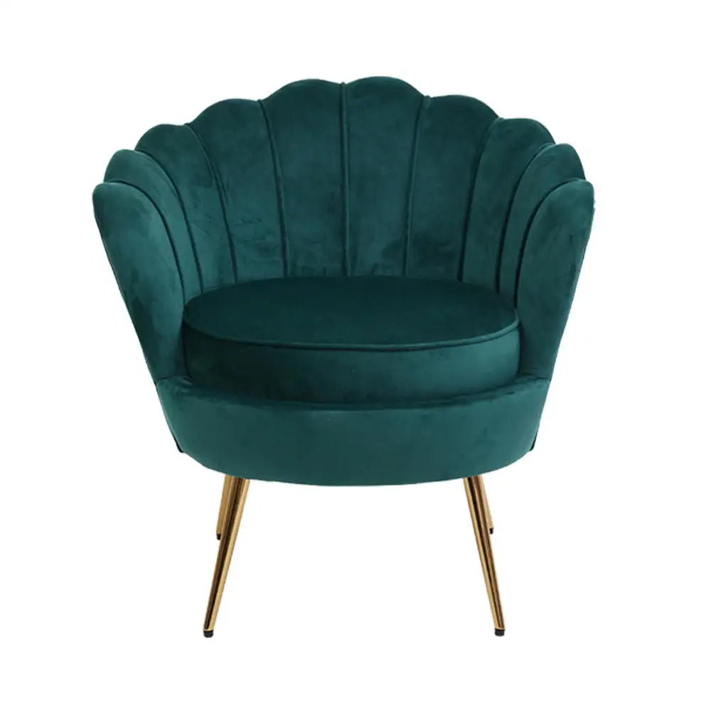 Artiss Armchair Velvet Green Callista - Furniture > Living Room