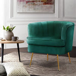 Artiss Armchair Velvet Green Norvia - Furniture > Living Room