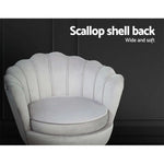Artiss Armchair Velvet Grey Callista - Furniture > Living Room