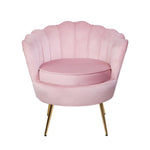 Artiss Armchair Velvet Pink Callista - Furniture > Living Room