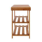 Artiss Bamboo Shoe Rack Wooden Seat Bench Organiser Shelf Stool - Furniture > Living Room