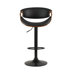 Artiss Bar Stools Gas Lift Leather w/Armrest - Furniture > Bar Stools & Chairs > Table & Bar Stools
