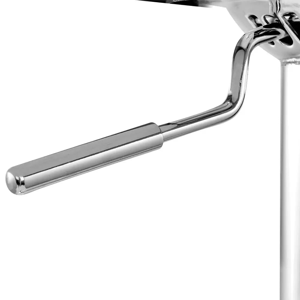 Artiss Bar Stools Gas Lift Leather w/Armrest White - Furniture > Bar Stools & Chairs