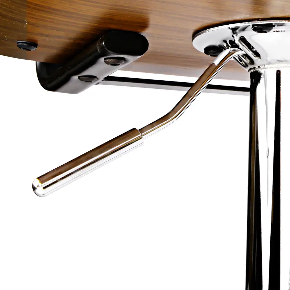 Artiss Bar Stools Gas Lift Leather White - Furniture > Bar Stools & Chairs