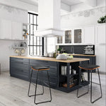Artiss Bar Stools Kitchen Counter Stools Metal Chairs x2 - Furniture > Bar Stools & Chairs > Table & Bar Stools