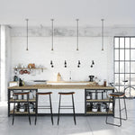 Artiss Bar Stools Kitchen Counter Stools Metal Chairs x2 - Furniture > Bar Stools & Chairs > Table & Bar Stools