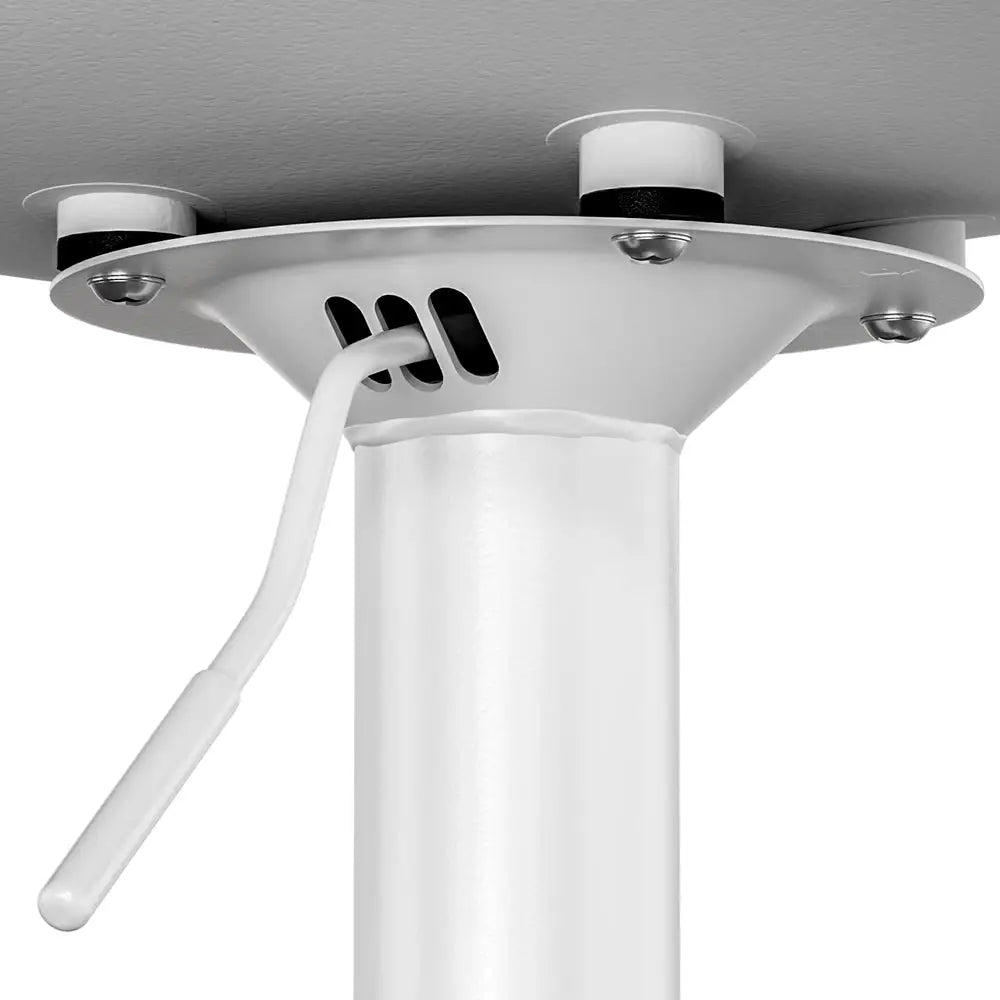 Artiss Bar Stools Kitchen Swivel Gas Lift Stool Leather Dining Chairs White x2 - Furniture > Bar Stools & Chairs