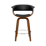 Artiss Bar Stools Swivel PU Seat Wooden - Furniture > Bar Stools & Chairs