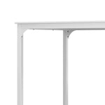 Artiss Bar Table Dining Metal Legs Cafe Pub White - Furniture > Dining
