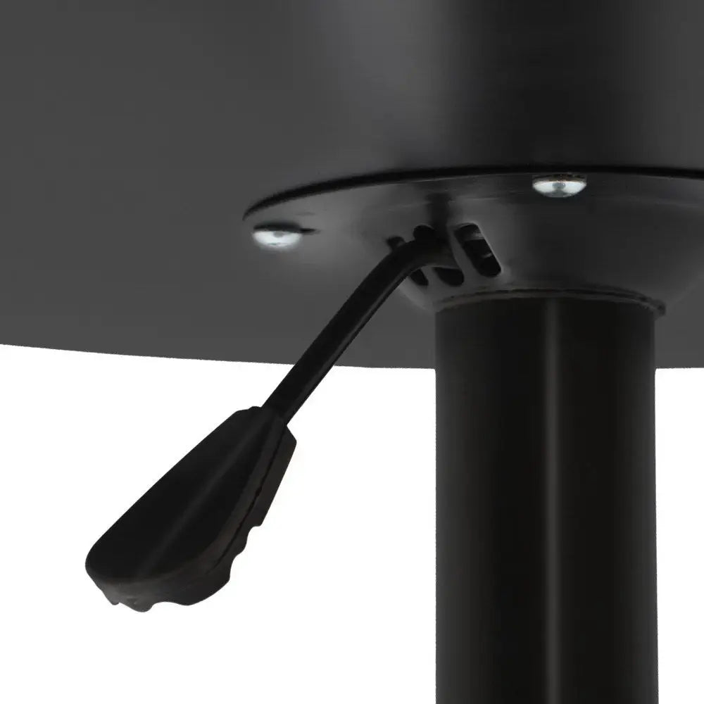 Artiss Bar Table Gas Lift Round Black - Furniture > Dining
