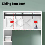 Artiss Bathroom Cabinet Over the Toilet Storage Organiser Laundry Shelf 128cm - Furniture > Bathroom > Bathroom