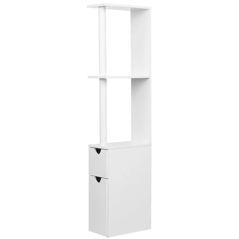 Artiss Bathroom Cabinet Storage 118cm Shelf White - Furniture > Bathroom