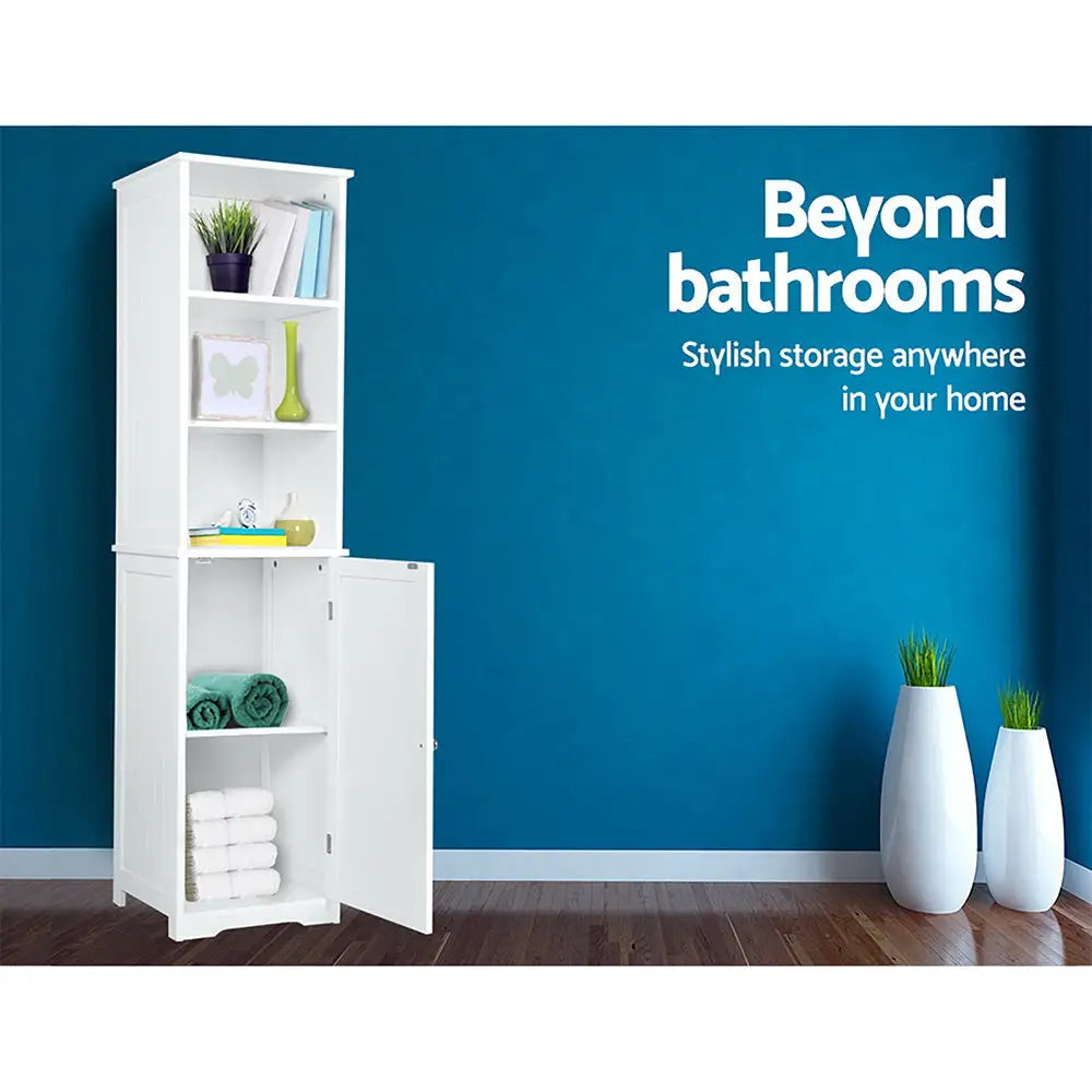 Artiss Bathroom Cabinet Storage 160cm White - Furniture > Bathroom