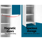 Artiss Bathroom Cabinet Storage 185cm White - Furniture > Bathroom