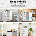 Artiss Bathroom Cabinet Storage Drawers White - Furniture > Bathroom > Bathroom Cabinets Cupboards & Storage