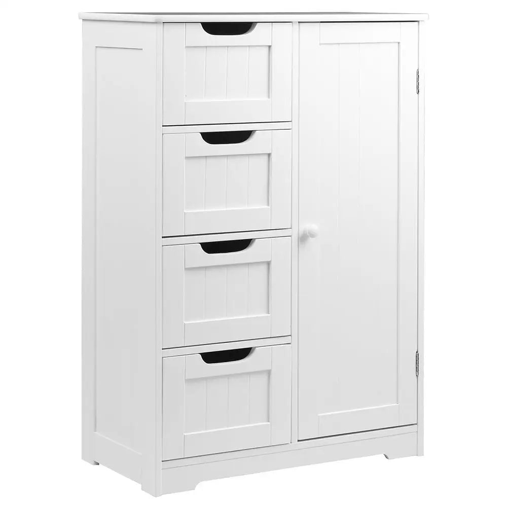 Artiss Bathroom Cabinet Storage Drawers White - Furniture > Bathroom > Bathroom Cabinets Cupboards & Storage