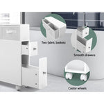 Artiss Bathroom Cabinet Storage Toilet Organiser - Furniture > Bathroom > Bathroom Cabinets Cupboards & Storage