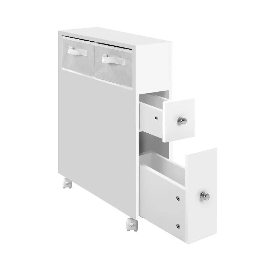 Artiss Bathroom Cabinet Storage Toilet Organiser - Furniture > Bathroom > Bathroom Cabinets Cupboards & Storage
