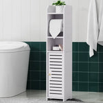 Artiss Bathroom Cabinet Toilet Roll Holder Tissue Organizer 3 Tier Floor Cabinet - Furniture > Bathroom
