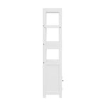 Artiss Bathroom Floor Storage Cabinet with 2 Drawers 3 Open Shelves 2 Doors White - Furniture > Bathroom > Bathroom