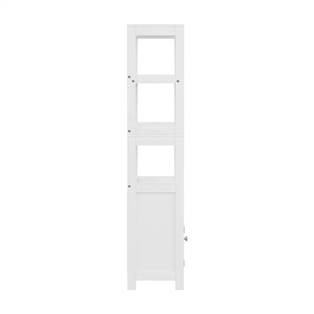 Artiss Bathroom Floor Storage Cabinet with 2 Drawers 3 Open Shelves 2 Doors White - Furniture > Bathroom > Bathroom