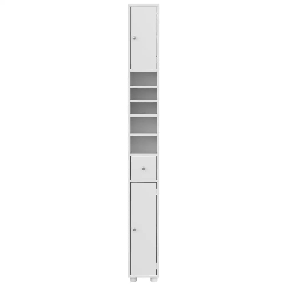 Artiss Bathroom Storage Cabinet 180cm Tall Slim Floor Cupboard Toilet Narrow Linen Tower - Furniture > Bathroom >