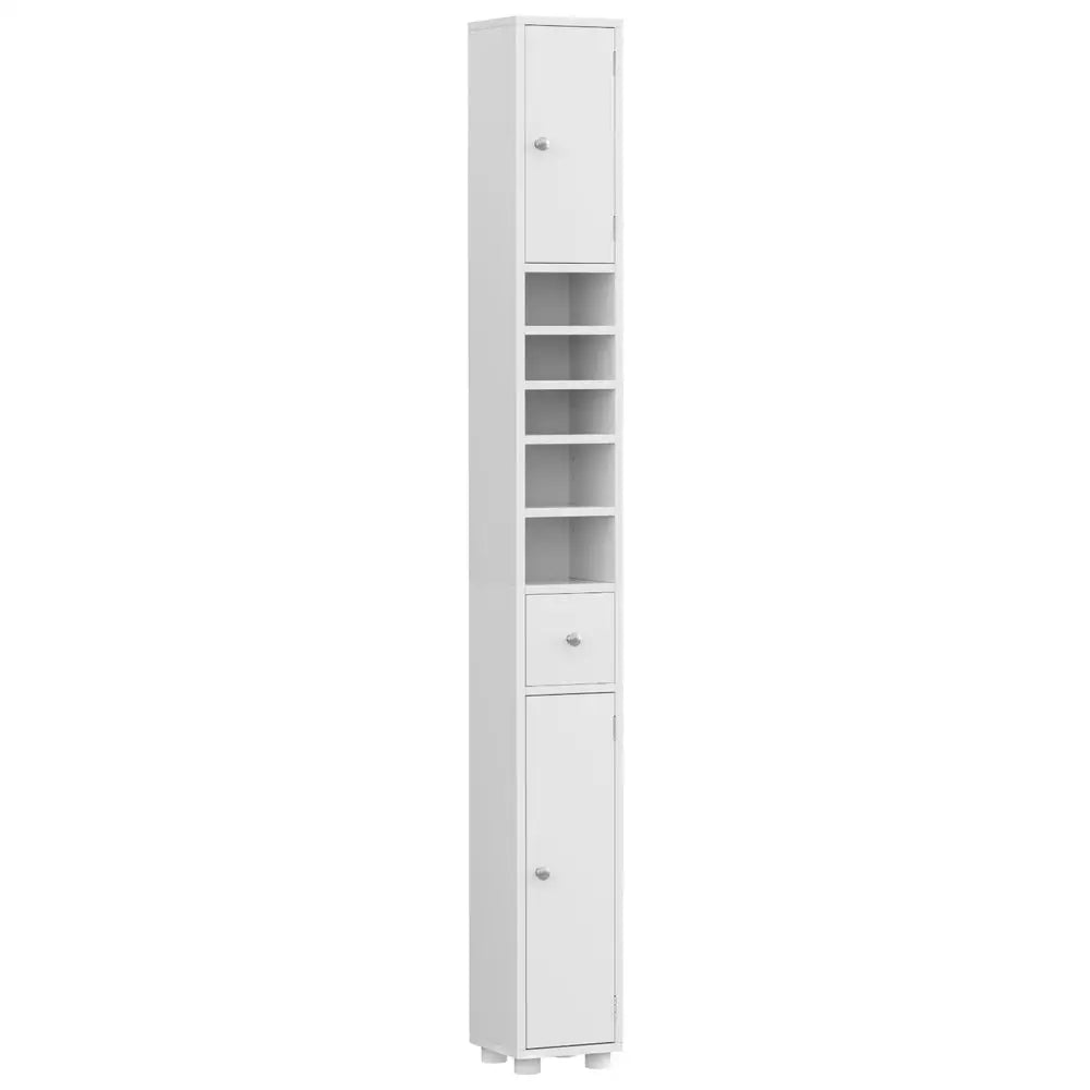 Artiss Bathroom Storage Cabinet 180cm Tall Slim Floor Cupboard Toilet Narrow Linen Tower - Furniture > Bathroom >