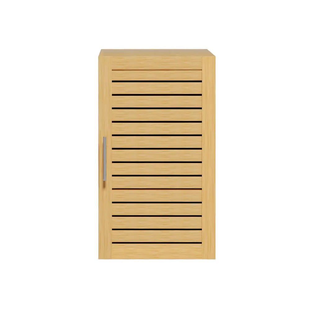Artiss Bathroom Storage Cabinet 70cm wooden 2 Tier Shelf Wall Mounted JILL - Furniture > Bathroom