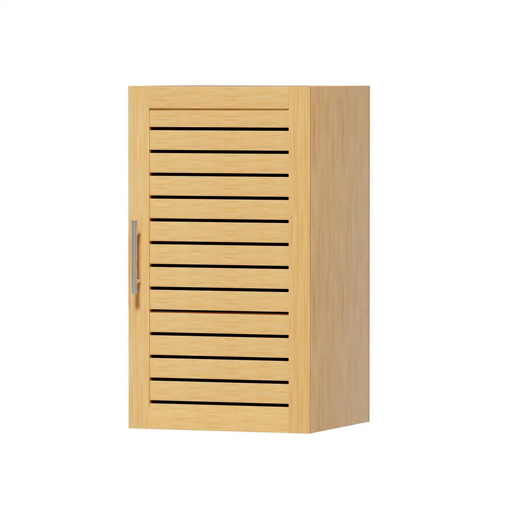 Artiss Bathroom Storage Cabinet 70cm wooden 2 Tier Shelf Wall Mounted JILL - Furniture > Bathroom