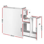Artiss Bathroom Storage Cabinet Tissue Holder - Furniture > Bathroom
