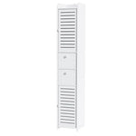 Artiss Bathroom Toilet Storage Cabinet Laundry Tallboy Cupboard Slim Corner - Furniture > Bathroom > Bathroom Cabinets