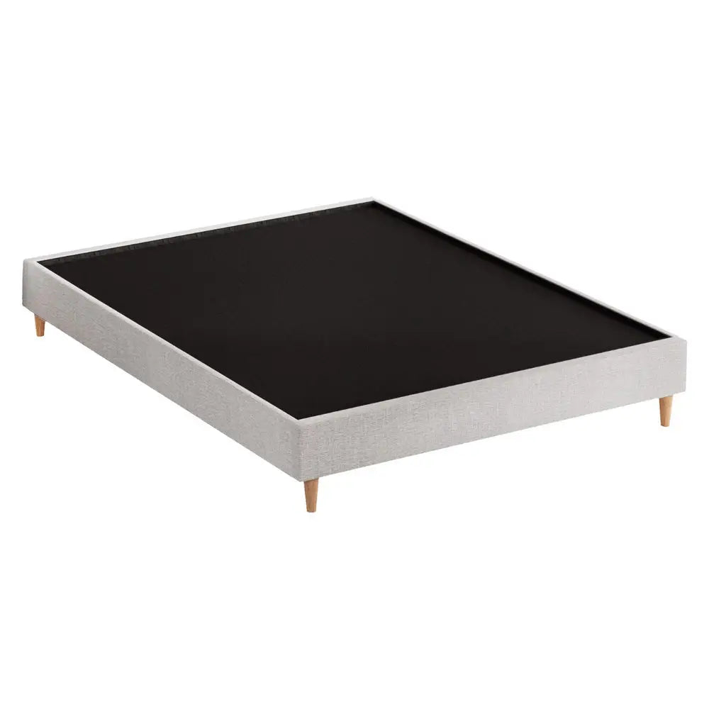 Artiss Bed Frame Double Size Beige ZORA - Furniture > Bedroom