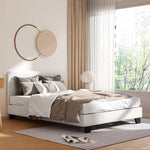Artiss Bed Frame Double Size Boucle NEO - Furniture > Bedroom